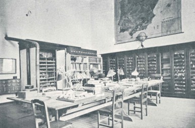 Laboratorio de Geología del Museo de Ciencias. Reproducido de la 
