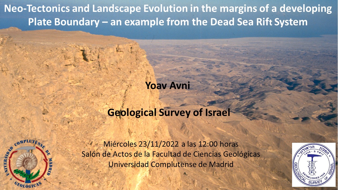 Neo-Tectonics and Landscape Evolution in the margins of a developing Plate Boundary – an example from the Dead Sea Rift System