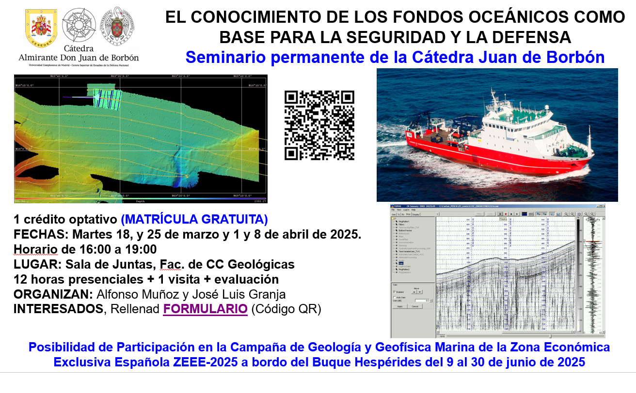 Seminario gratuito sobre "El conocimiento de los Fondos Oceánicos"