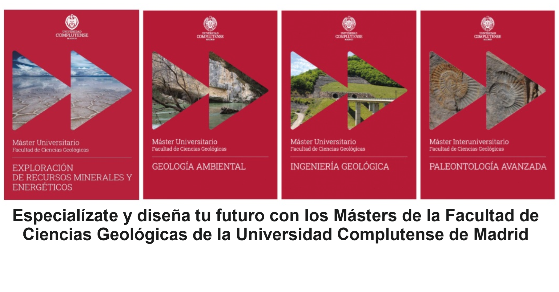 ABIERTA LA MATRÍCULA DE LOS MÁSTER DE LA FACULTAD DE CC GEOLÓGICAS